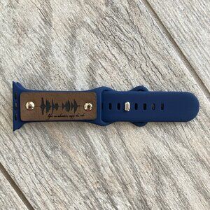 Life's An Adventure, Enjoy The Ride Soundwave Band For Apple 42-49mm - Navy